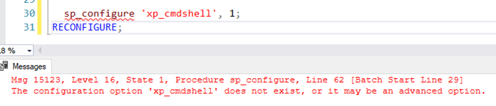 SQL Error